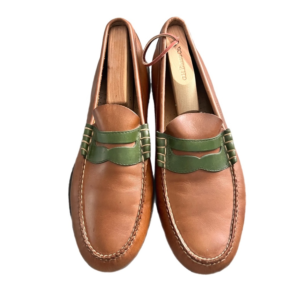 GH Weejuns Slip-on Casual 2-Tone Leather Loafers Mens Size 10